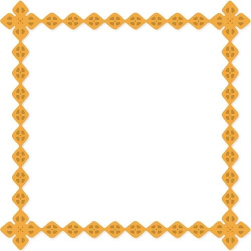 Hemere Square Edge Metal Cutting Dies Stencil For Creative Making Scrapbook Decor Photo Album Embossing Paper Cards Craft