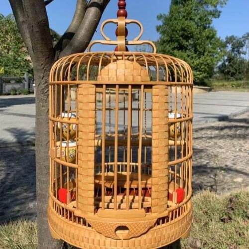 New bamboo thrush cage cage original design New Halloween Products Recommended