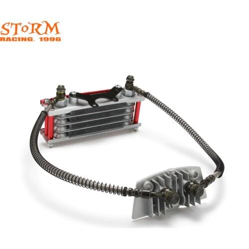 Motorcycle Engine Oil Cooler Radiator For Loncin Zongshen Lifan Shineray Yinxiang Kayo Bosuer Xmoto 50CC 70CC 90CC 110CC