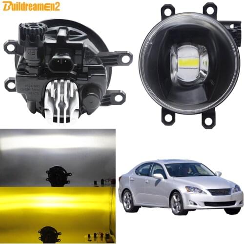Fog Light Assembly For Lexus IS IS250 IS350 Saloon 2005-2013 Car Front Bumper LED Lens Fog Lamp Daytime Running Light H11 12V