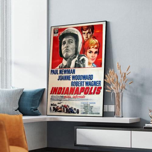 Vintage Poster Movie With Paul Newman Print On Canvas Painting Wall Art Picture For Living Room Home Decor Frameless