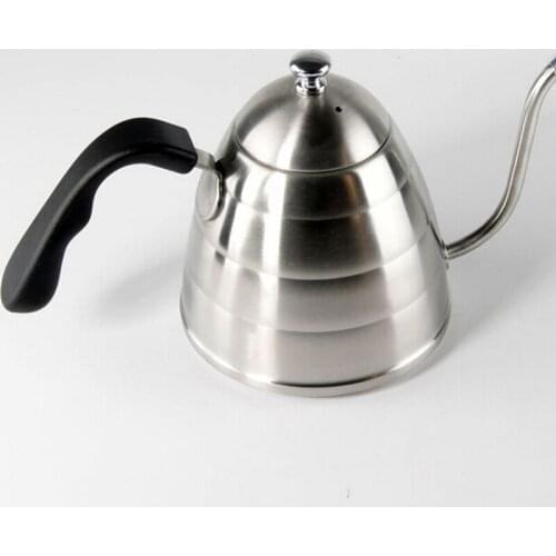 900ML Big Capacity High Grade Coffee Kettle 304 Stainless Steel Induction Cooker Use Coffee Pot Free Shipping