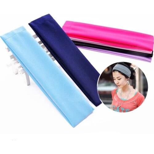 Women Fashion Headband Solid Sports Running Headwear Fitness Yoga Elastic Hair Bands Female Wash Makeup Stretch Hair Accessories