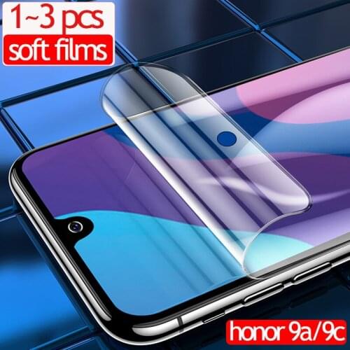 1-3 Pcs , Soft Hydrogel Film for Honor 9a 9c Screen Protector honor 9 a c Front Film honor-9c protective films honor9c Not Glass