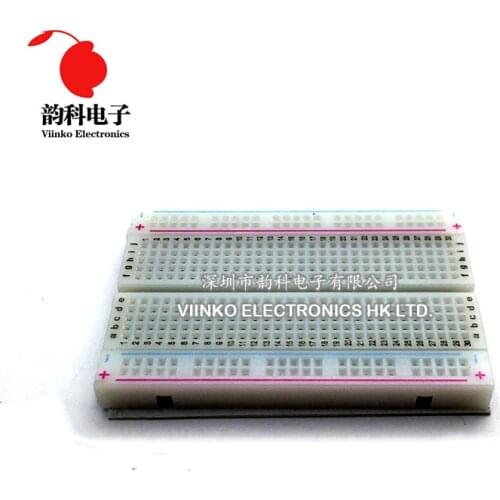 10pcs 400 Tie Points Holes Universal Solderless PCB Breadboard Mini Test Protoboard DIY Bread Board For Bus Test Circuit Board