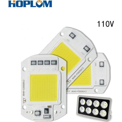 20W 30W 50W LED COB Chip Bulb Input Integrated Floodlight 110V Smart IC Bulb Lamp Beads DIY Lighting