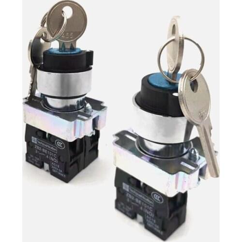 XB2-BG21 XB2-BG33 XB2-BG53 Key Control Switch 1NO /2NO 2/3 PositionSelf Locking / Self reset Knob switch 22mm
