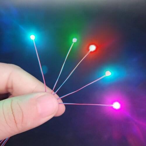 Flashing LED SMD 0805 3V LED Lamp Models Train Pre-soldere 60cm connection wires,Train Railway Layout/starship/gundam lighting