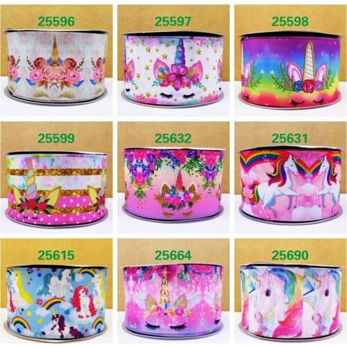 Free shipping 2020 new arrival ribbons Hair Accessories ribbon 10 yards printed grosgrain ribbons 25596