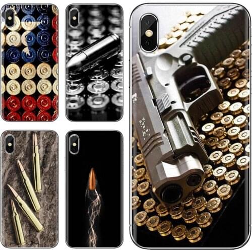 For Samsung Galaxy A10 A30 A40 A50 A60 A70 a12 a31 a41 a51 a71 a20e a21s M30 Many Gold Bullets gun Bullet Soft TPU Phone Case