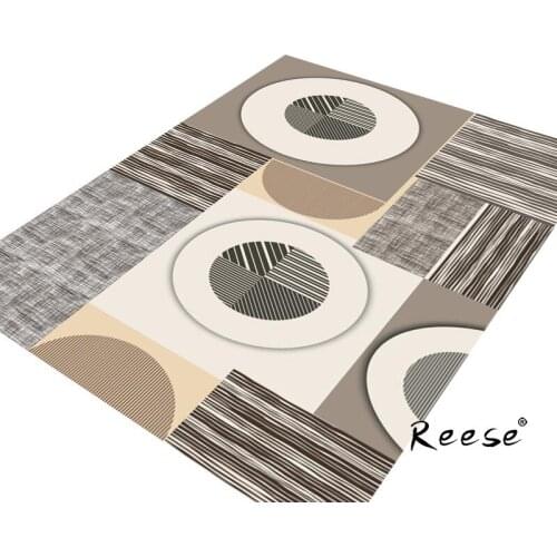 Reese Modern Printed Home Carpets Abstract Geometric Area Rug In Living Room Bedroom Decoration Anti Slip Customizable Washable