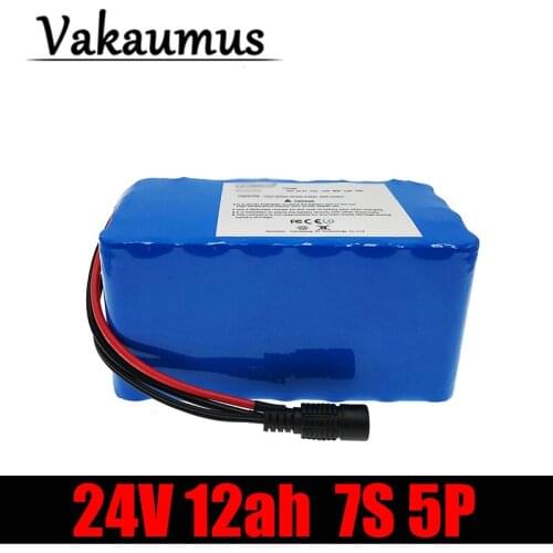 24v 12ah Lithium Battery 7S 5P High Quality 18650 Pack With 15 A BMS For 200W 250W 350W Electric Bicycle/Scooter/Wheelchair Etc