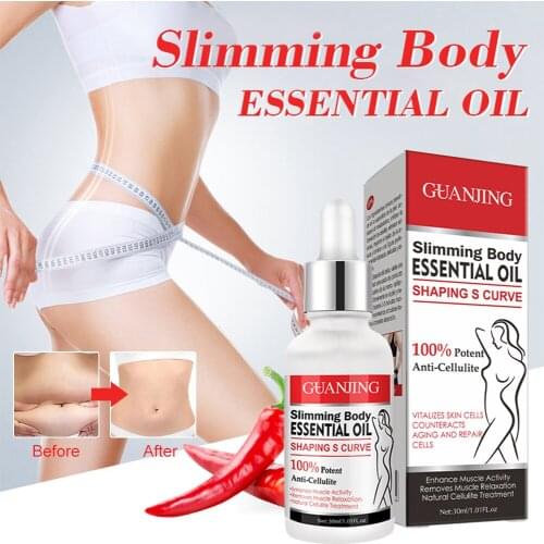 Body Slimming Essential Oil Weight Loss Fat Burning Oil for Arms Legs Back Effective Body Slimming Essence Oil