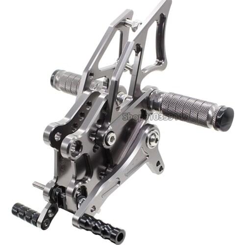 Motorcycle Adjustable Rearsets Foot Pegs Footrest for YAMAHA YZF R3 MT03/ MT-25/ R25 2014-2019 2015 2016 2017 2018