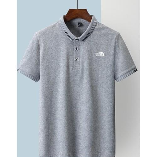 Casual Man Polo Shirt Mens Casual Brand Embroidery Cotton T-shirt Male Short Sleeve High Quantity Polo Men Clothing