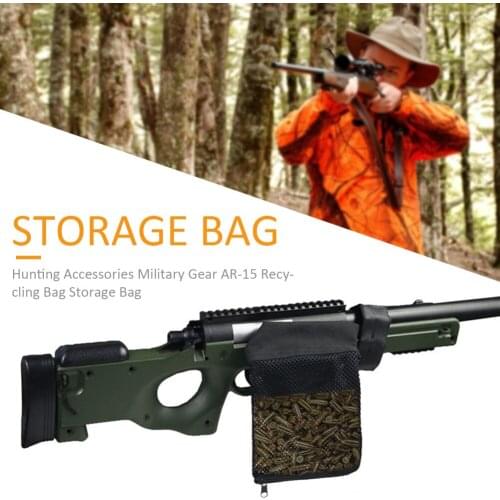 1Pcs Hunting Mesh Bag M4 Military Army Shooting Brass Mesh Bullet Gun Hunting ar15 Catcher Wrap Catcher Tactica Trap Shell