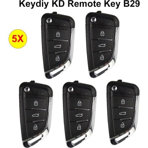 Okeytech 5PCS/LOT Keydiy KD Key B29 Remote Car Key For Keydiy KD900 URG200 KD-X2 Key Programmer KEYDIY Product 3 Buttons