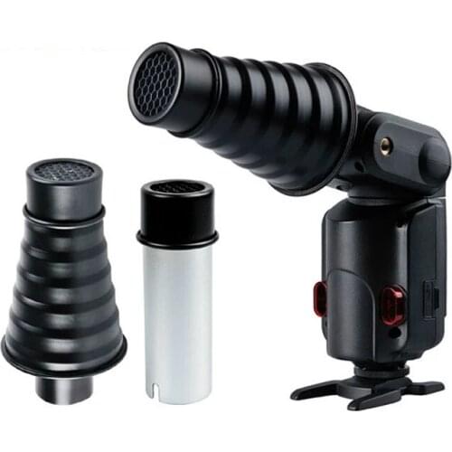 Original Godox AD-S9 Snoot with Honeycomb Grid For WITSTRO AD180 AD360 Speedlite Flash Free Shipping
