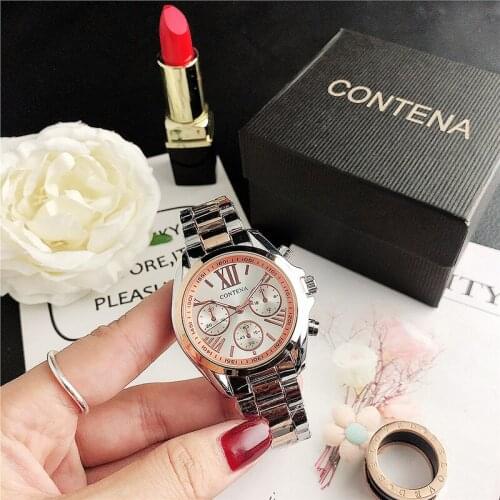 Rose Gold Watches Womens Luxury Stainless Steel Watch Women Business Quartz Wristwatches Casual Clock Whatch Reloj Montre Femme
