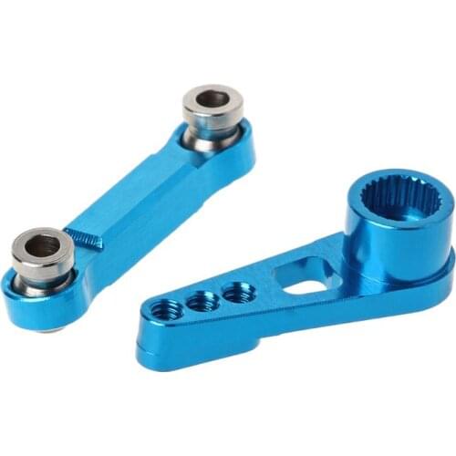 Rudder Pull Rod 25T Servo Swing Arm for WLtoys A949 A959 A969 A979 K929-B Remote Control Car Metal Upgrade Accessories 95AE