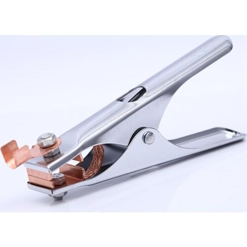 Heavy Duty Ground Clamp, 300 Amp Welding Clamp Holder Electroplated Welding Earth Clamp for Manual Welder Copper
