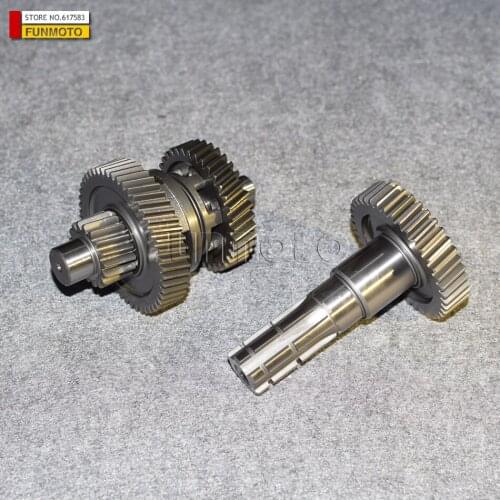 GEARSHIFT SHAFT 17T/49T-36T /OUTPUT SHAFT 40T OF GY6150 /E-TON /DF MOTOR/DF150GKA/SYM QUADLANDER 200/HAMMER 150 BUGGY
