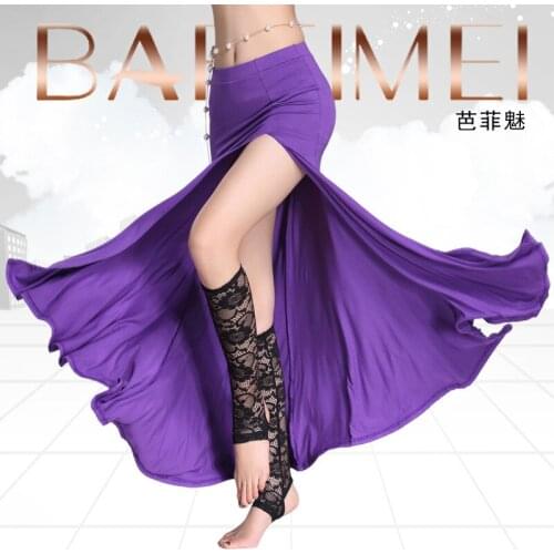 Lady Belly Dancing Skirt Female Fashion Dance Costumes Girls Model Rumba Dancing Suit 6 Colors Samba Dance Wear D-0057