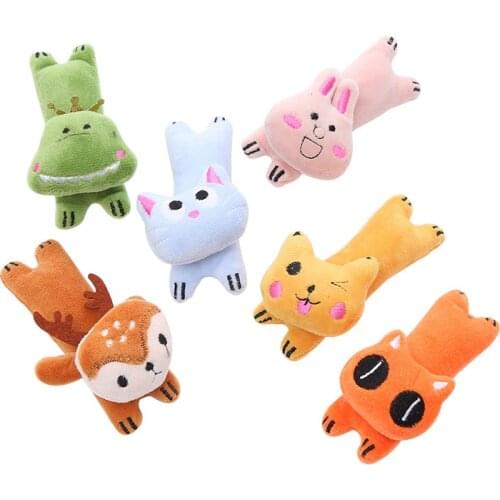 1pcs Cat Toys Funny Interactive Plush Cat Toy Cute Plush Puppet Series Animal Modeling Pet Kitten Chewing Toy
