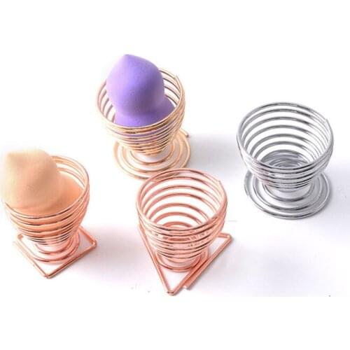 3pcs Makeup Puff Holder Gourd Shape Sponge Brush Egg Stand Bracket Stencil Egg Powder Puff Sponge Drying Display Stand