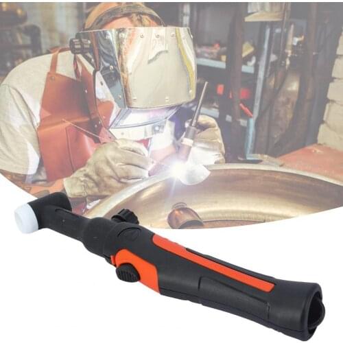 8Pcs/Set TIG-26VF Torch Welding Head Bendable Head Easy to Install DC 180A Argon Air Cooled Welding Torch Head Arc Welding Tools