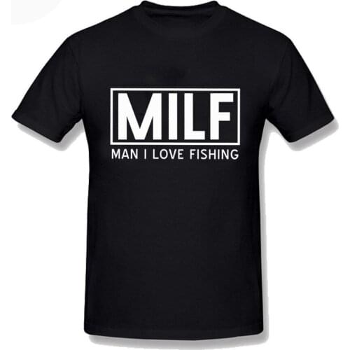 Fashion Mens T Shirts Milf Man I Love Fishing New Mens Shirt Sea Loves Fishes Rod Vacation Journey Oversized Hip Hop Tops 3XL