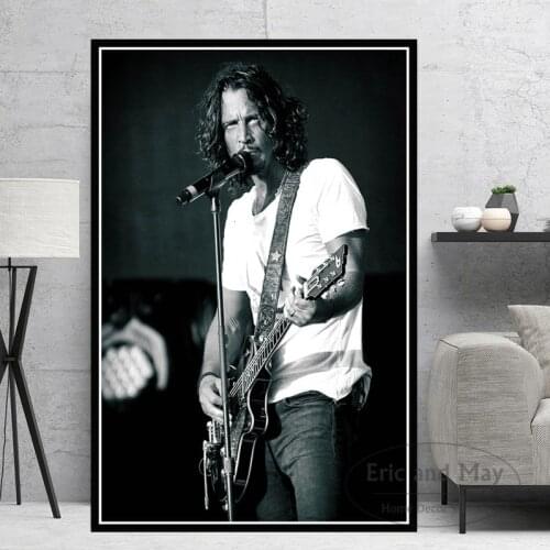 Chris Cornell Music Singer Star Posters And Prints Canvas Painting Wall Art Picture Vintage Poster Decorative Home Decor Cuadros