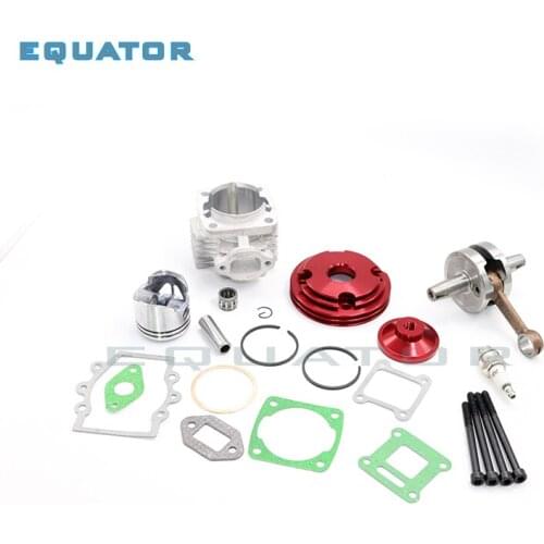 Motorcycle dirt pit BIKE ATV 49CC 2 STROKE 44mm cylinder piston Spark plug gasket Kit WIth 44-6 Crankshaft FOR ATV STAGE