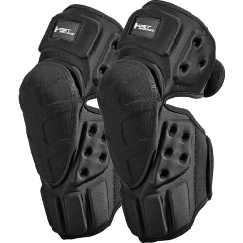 Pair Motor Elbow Knee Protective Pads Black Motorcycle Kneepads Motocross Bike Racing Bicycle Pads Protective Guards Black