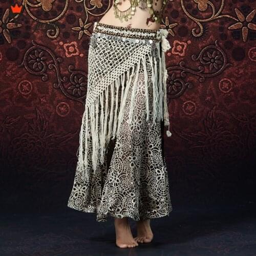 Belly Dance Tribal Belt Coin belt Tassel Belt for Gypsy Dance Triangle Hip Scarf belly dancer belts belly dancing hip belt