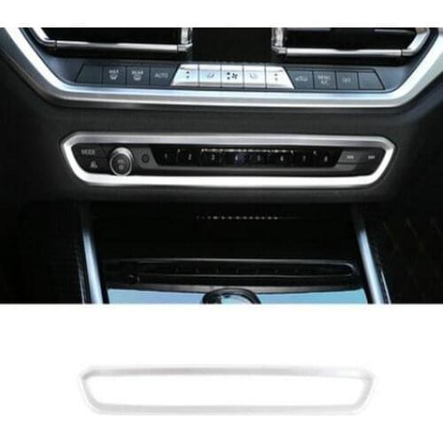 ABS decorative frame of car central control volume panel for BMW 3 Series G20 G28 325li 2020
