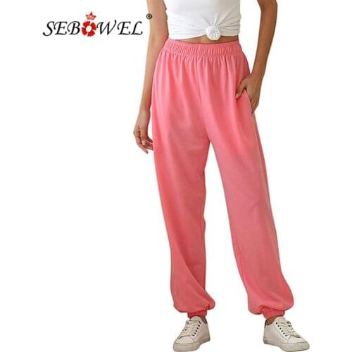 Женские прямые брюки SEBOWEL China At AliExpress