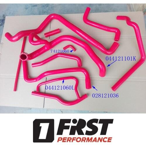 Silicone coolant hose for Volkswagen Transporter T4 /EuroVan 1999-2004 with OEM 044121101K 028121036 044121060L 74121060