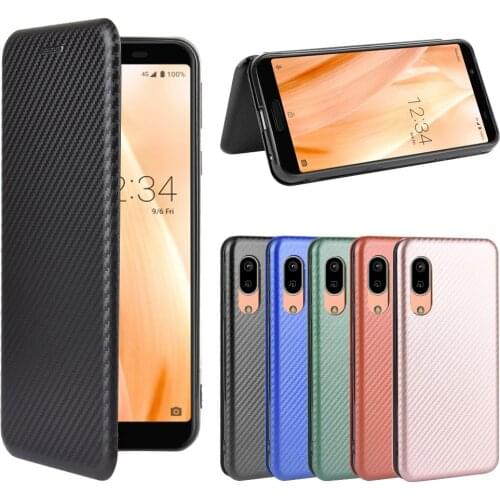 Sunjolly Case for Sharp Aquos Sense3 Lite Wallet Stand Flip PU Leather Phone Case Cover coque capa Case Cover