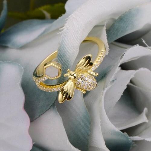 Fashion Rose Flower Ring For Women Accessories Female Wedding Band Anniversary Jewelry Lover Gift Crystal Rhinstone Ring