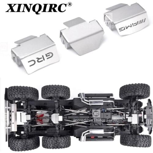 Trx6 g63 stainless steel chassis armored axle protection plate for 1 / 10 RC tracked vehicle traxxas trx-6 car accessories