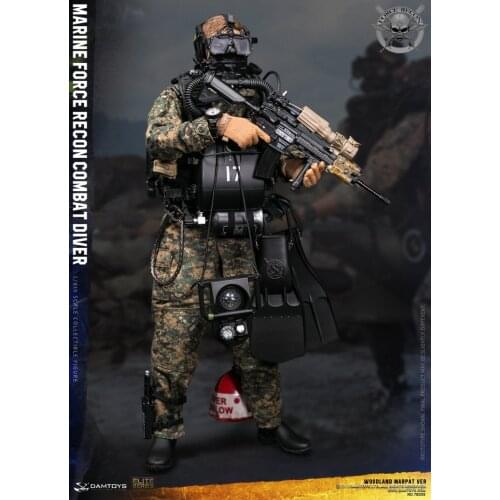 1/6 Action Figures model DAMTOYS DAM78055 USMC corps combat divers woodland camouflage