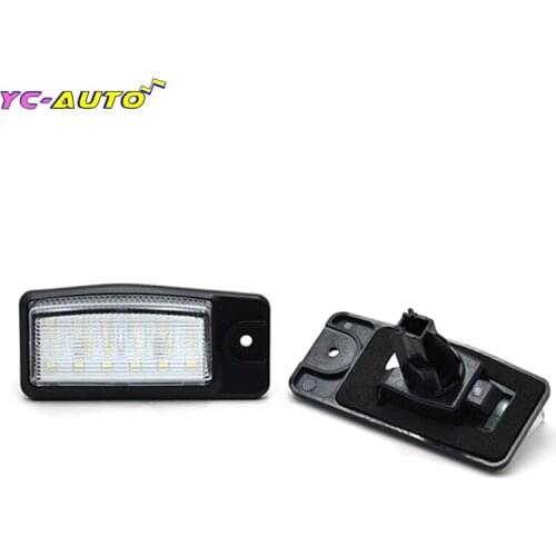 2Pcs For Nissan X-Trail T32 Maxima Altima Murano NV1500 2500 3500 Infiniti FX EX 35 37 QX 50 70 LED License Plate light Lamps