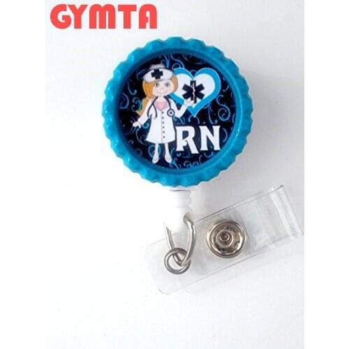 3PCS Cute Nurse Retractable Badge Holder