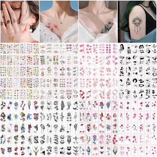30pcs/set Tatuajes Temporales Sexy Fake Tattoo For Woman Hands Arm Body Waterproof Temporary Tattoos Tatouage Temporaire Femme