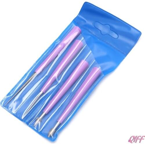 4pcs Diamond Pearl Glass Bead Reamer Burr Beading Hole Enlarger Tool Set DIY New