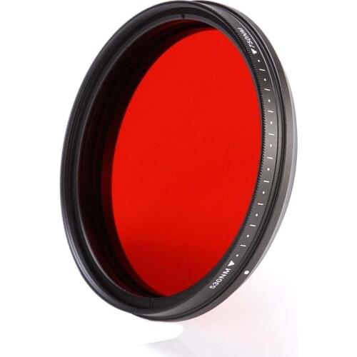 77mm Adjustable Infrared IR Cut Filter Pass X Ray 530nm to 750nm 720nm 680nm 77