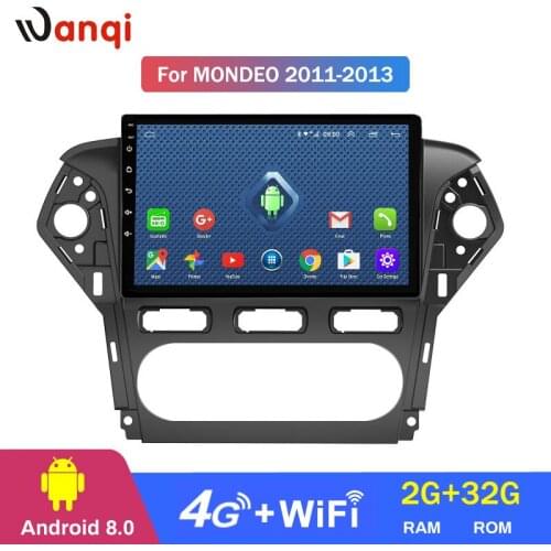Android 8.0 2+32G 10.1inch 3G 4G WIFI car dvd radio system player for Ford MONDEO 2011-2013 support steering wheel control