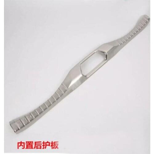 Car accessories For Toyota Alphard 2018 Stainless Steel Rear Trunk Boot Bumper Guard Plate Protector Molding Trim