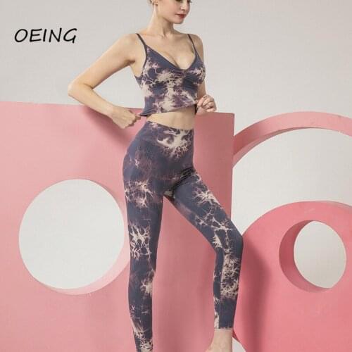 Leggings Pants Yoga 2 Piece Set Women Gym Clothing Sportswear Workout Clothes for Women